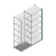 Fachbodenregal Medium Duty 2000x850x600mm (hxbxt) 6 Ebenen blau Anbauregal