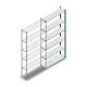 Fachbodenregal Medium Duty 2500x1150x300mm (hxBxT) 6 Ebenen blau Anbauregal