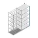 Fachbodenregal Medium Duty 2500x1150x700mm (hxbxt) 6 Ebenen blau Anbauregal