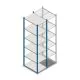 Fachbodenregal Medium Duty 2500x550x800mm (hxbxt) 6 Ebenen blau Anfangsregal