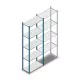 Fachbodenregal Medium Duty 2500x850x400mm (hxbxt) 5 Ebenen blau Anfangsregal