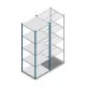 Fachbodenregal Medium Duty 2500x850x800mm (hxbxt) 5 Ebenen blau Anfangsregal