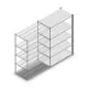 Fachbodenregal Medium Duty 2000x1300x700mm (hxbxt) mit 5 Ebenen in anthrazit Anbauregal