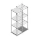 Fachbodenregal Light Duty 2000x550x600mm (hxbxt) 4 Ebenen Anfangsregal
