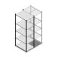 Fachbodenregal Medium Duty 2000x550x800mm (hxbxt) 5 Ebenen anthrazit Anfangsregal