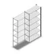 Fachbodenregal Medium Duty 2200x1000x400mm (hxbxt) 6 Ebenen Anthrazit Anbauregal