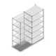Fachbodenregal Medium Duty 2200x1000x700mm (hxbxt) 6 Ebenen verzinkt Anbauregal