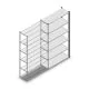 Fachbodenregal Medium Duty 2200x1150x400mm (hxbxt) 6 Ebenen anthrazit Anbauregal