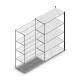 Fachbodenregal Medium Duty 2200x1300x600 mm (hxbxt) 5 Ebenen anthrazit Anbauregal