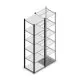 Fachbodenregal Medium Duty 2200x550x500mm (hxbxt) 6 Ebenen anthrazit Anfangsregal
