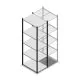 Fachbodenregal Medium Duty 2200x550x800mm (hxbxt) 5 Ebenen anthrazit Anfangsregal