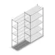 Fachbodenregal Medium Duty 2500x1300x600mm (hxbxt) 5 Ebenen verzinkt Anbauregal