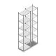 Fachbodenregal Medium Duty 3000x550x400mm (hxbxt) 6 Ebenen verzinkt Anfangsregal