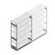 Fachbodenregal Heavy Duty 2500x1300x600 mm (hxbxt) 6 Ebenen 250 kg Anfangsregal