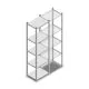 Fachbodenregal Light Duty 2000x550x400 mm (hxbxt) 5 Ebenen Anfangsregal