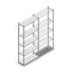 Fachbodenregal Light Duty 2000x850x300 mm (hxbxt) 5 Ebenen Anfangsregal