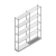 Fachbodenregal Light Duty 2500x1000x300 mm (hxbxt) 5 Ebenen Anfangsregal