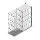 Fachbodenregal Medium Duty 2000x1000x700 mm (hxbxt) 5 Ebenen blau Anbauregal