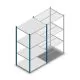 Fachbodenregal Medium Duty 2000x1000x800 mm (hxbxt) 4 Ebenen blau Anfangsregal