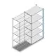 Fachbodenregal Medium Duty 2200x1000x600 mm (hxbxt) 5 Ebenen Blau Anbauregal
