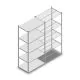 Fachbodenregal Medium Duty 2200x1000x600 mm (hxbxt) 5 Ebenen verzinkt Anfangsregal