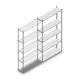 Fachbodenregal Medium Duty 2200x1150x300 mm (hxbxt) 5 Ebenen verzinkt Anbauregal