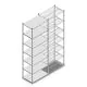 Fachbodenregal Medium Duty 3000x1000x600 mm (hxbxt) 7 Ebenen verzinkt Anfangsregal