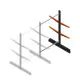 Leichtes Kragarmregal doppelseitig 2000x1250x600 mm (hxbxt) 2 Ebenen Anbauregal