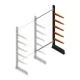 Leichtes Kragarmregal einseitig 2000x1000x500 mm (hxbxt) 5 Ebenen Anbauregal