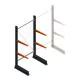 Leichtes Kragarmregal einseitig 2000x1000x600 mm (hxbxt) 2 Ebenen Anfangsregal