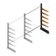 Leichtes Kragarmregal einseitig 2000x1500x600 mm (hxbxt) 4 Ebenen Anbauregal