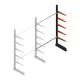 Leichtes Kragarmregal einseitig 2500x1500x600 mm (hxbxt) 5 Ebenen Anbauregal