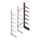 Leichtes Kragarmregal einseitig 2500x750x500 mm (hxbxt) 5 Ebenen Anbauregal