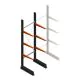 Leichtes Kragarmregal einseitig 2500x750x600 mm (hxbxt) 3 Ebenen Anfangsregal