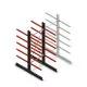Mittleres Kragarmregal doppelseitig 2500x1000x800 mm (hxbxt) 5 Ebenen Anfangsregal