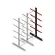 Mittleres Kragarmregal beidseitig 3000x1000x600 mm (hxbxt) 4 Ebenen Anbauregal