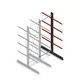 Medium Kragarmregal doppelseitig 3000x1000x800 mm (hxbxt) 4 Ebenen Anbauregal