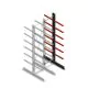 Mittleres Kragarmregal doppelseitig 3000x750x600 mm (hxbxt) 6 Ebenen Anbauregal