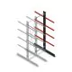 Medium Kragarmregal doppelseitig 3000x750x800 mm (hxbxt) 4 Ebenen Anbauregal