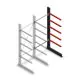Medium Kragarmregal einseitig 2500x1000x800 mm (hxbxt) 5 Ebenen Anbauregal