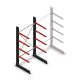 Medium Kragarmregal einseitig 2500x1250x800 mm (hxbxt) 4 Ebenen Anfangsregal