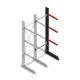 Medium Kragarmregal einseitig 2500x750x600 mm (hxbxt) 3 Ebenen Anbauregal