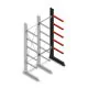 Mittleres einseitiges Kragarmregal 2500x750x600 mm (hxbxt) 5 Ebenen Anbauregal