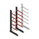 Mittlere Kragarmregal einseitig 2500x750x800 mm (hxbxt) 5 Ebenen Anfangsregal