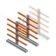 Mittleres Kragarmregal IT doppelseitig 1990x1000x800 mm (hxbxt) 4 Ebenen Anfangsregal