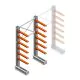 Mittleres Kragarmregal IT einseitig 2455x1200x600 mm (hxbxt) 6 Ebenen Anfangsregal