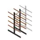 Schweres Kragarmregal doppelseitig 4000x1200x1200mm (hxbxt) 4 Ebenen Anfangsregal