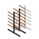 Schweres Kragarmregal doppelseitig 4000x1200x1200mm (hxbxt) 5 Ebenen Anfangsregal