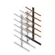 Schweres Kragarmregal doppelseitig 5000x1000x1200mm (hxbxt) 5 Ebenen Anbauregal