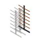 Schweres Kragarmregal beidseitig 5000x1000x1200mm (hxbxt) 6 Ebenen Anbauregal